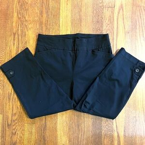 Chico's Black Cropped Pants